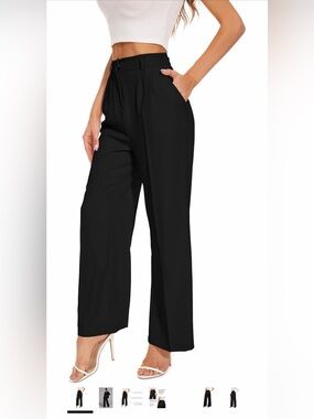 FUNYYZO Wide-Leg Palazzo Pants – Black (Thin)
🖤